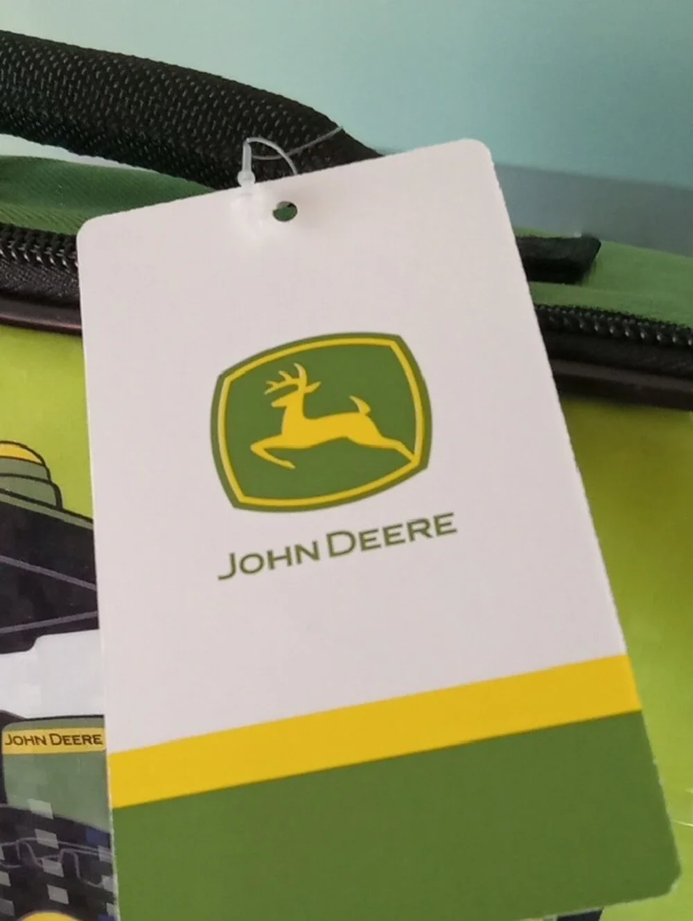 John Deere Green and Yellow Tractor Lunch Bag New